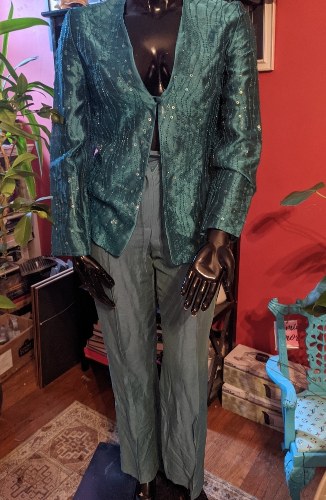 Mondi vintage pants suit- sparkly!